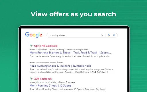 TopCashback UK: Dapatkan Cashback & Voucher Belanja Online - Screenshot 2