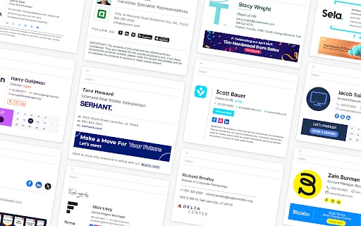 WiseStamp Email Signature Chrome Extension – Solusi Tanda Tangan Profesional - Screenshot 1