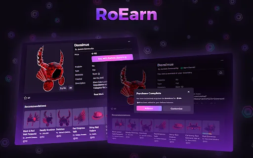 Download RoEarn Terbaru – Cashback Robux Gratis Terpercaya - Screenshot 3