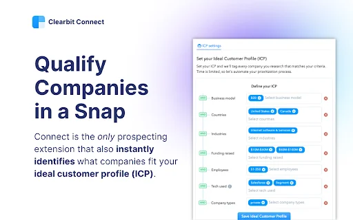 Clearbit Connect: Temukan Email B2B Terverifikasi Secara Gratis - Screenshot 3