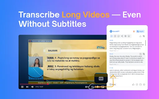 NoteGPT: Ringkasan YouTube & Transkrip AI Terbaik – Unduh Gratis - Screenshot 2