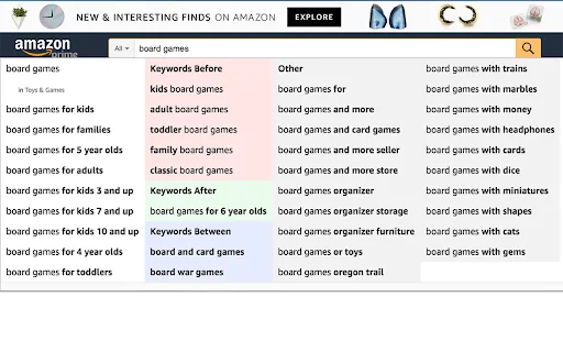 AMZ Suggestion Expander Terbaru – Riset Keyword Amazon Gratis - Screenshot 1