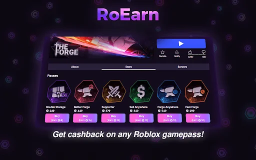 Download RoEarn Terbaru – Cashback Robux Gratis Terpercaya - Screenshot 1