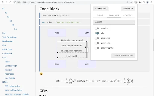 Markdown Viewer: Tampilan Markdown Terbaik di Chrome – Unduh Gratis - Screenshot 1