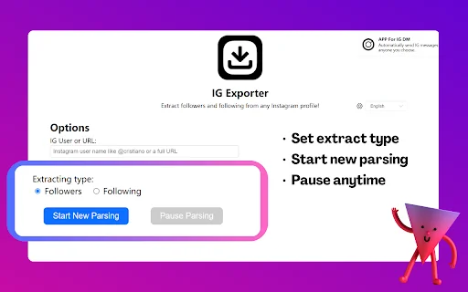 IG Follower Export Tool – Ekspor Data Instagram ke Excel Mudah - Screenshot 2