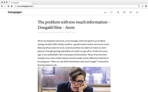 Download Instapaper Terbaru – Simpan Artikel untuk Dibaca Offline - Screenshot 4
