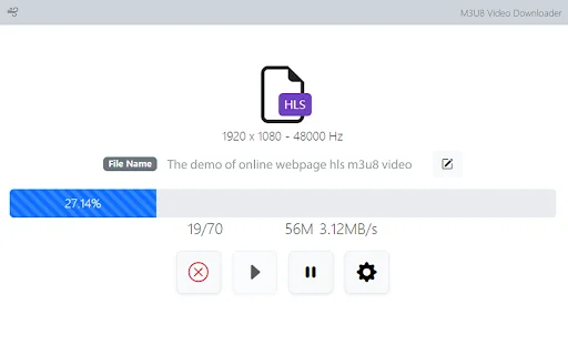 FetchV Video Downloader – Unduh Video M3U8 & HLS Tercepat - Screenshot 2