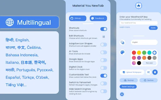 Download MYNT: Material You New Tab Terbaru – Tampilan Browser Estetik - Screenshot 4
