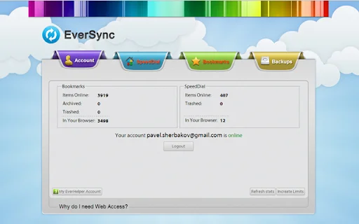 Download EverSync Terbaru – Sinkronisasi Bookmark & Backup Aman - Screenshot 5