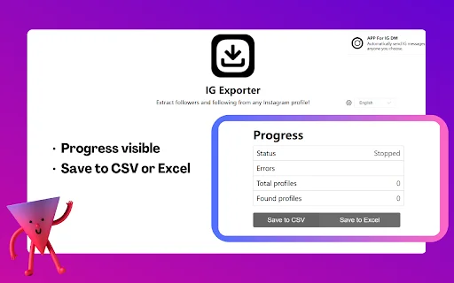 IG Follower Export Tool – Ekspor Data Instagram ke Excel Mudah - Screenshot 3