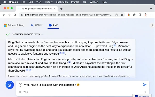 Download Bing Chat for All Browsers Terbaru – Akses Bing AI Gratis - Screenshot 1