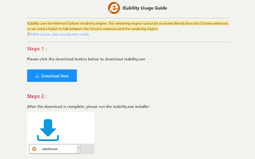 IEability: Buka Situs Web IE di Chrome dengan Mudah & Cepat - Screenshot 1