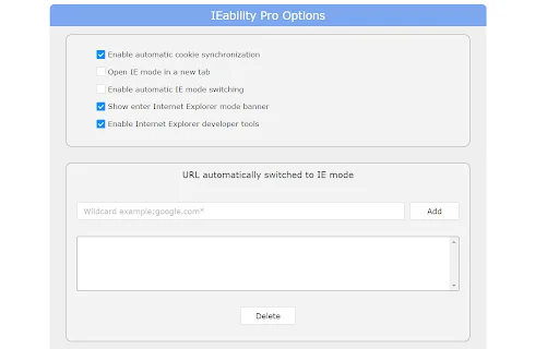 IEability: Buka Situs Web IE di Chrome dengan Mudah & Cepat - Screenshot 2