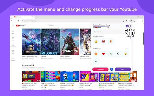 Download Custom Progress Bar for YouTube™ – Kustomisasi Unik - Screenshot 4