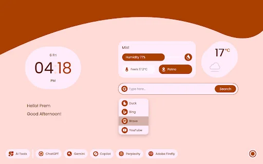 Download MYNT: Material You New Tab Terbaru – Tampilan Browser Estetik - Screenshot 5