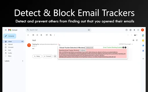 Email Tracker + Pixelblock: Lacak Email & Blokir Pelacak Gratis - Screenshot 3