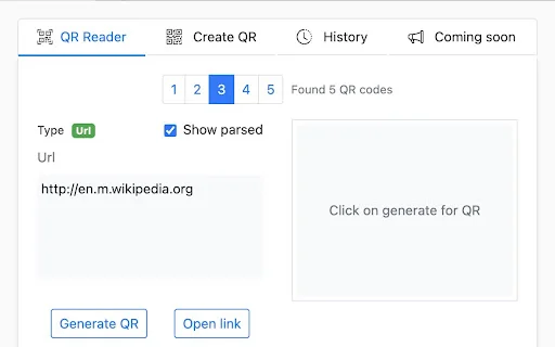 QR Code Reader Chrome: Scan & Buat Kode QR Gratis Terbaik - Screenshot 1