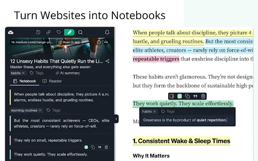 Web Highlights: Highlighter & PDF AI – Alat Produktivitas Terbaik - Screenshot 1