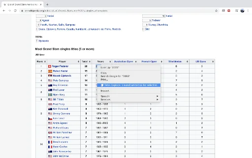 Table Capture: Ekspor Tabel HTML ke Excel & Google Sheets - Screenshot 4