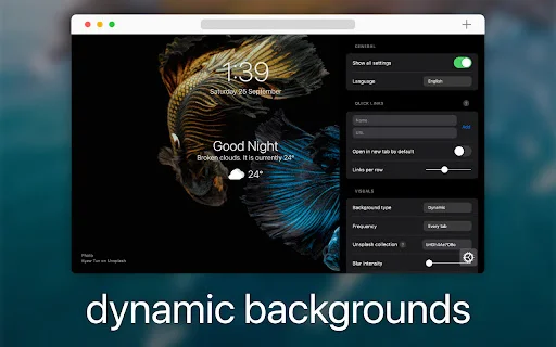 Download Bonjourr: Startpage Minimalis & Estetik untuk Browser - Screenshot 5