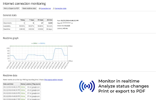 Download Internet Connection Monitor – Pantau Koneksi Internet Anda - Screenshot 4