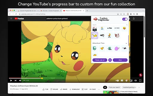 Download Custom Progress Bar for YouTube™ – Kustomisasi Unik - Screenshot 6