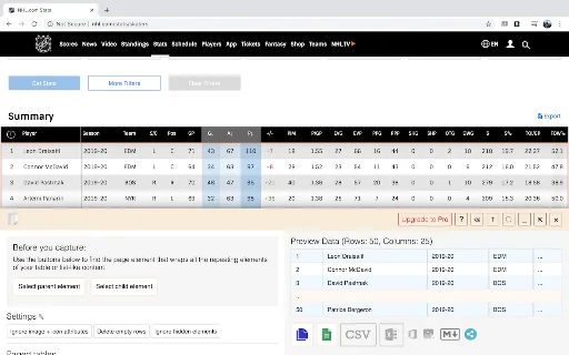 Table Capture: Ekspor Tabel HTML ke Excel & Google Sheets - Screenshot 2