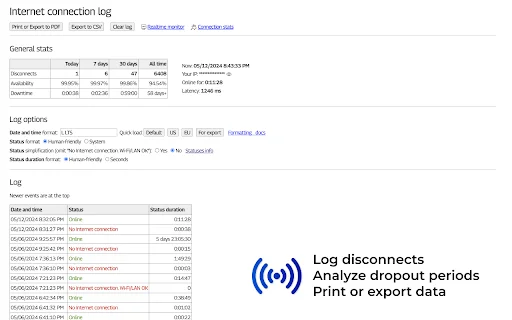 Download Internet Connection Monitor – Pantau Koneksi Internet Anda - Screenshot 3