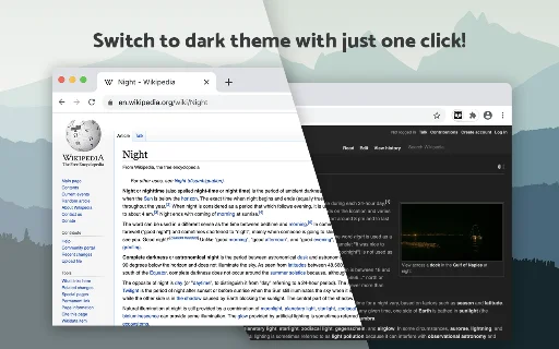 Dark Mode untuk Chrome – Aktifkan Mode Gelap di Semua Website - Screenshot 1