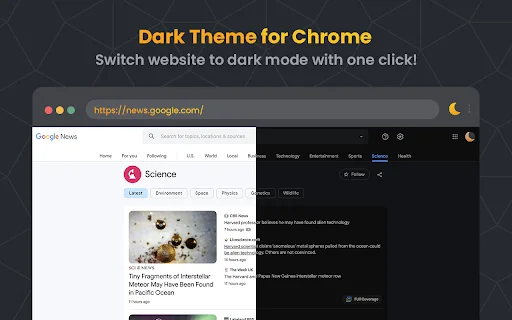 Dark Theme – Aktifkan Dark Mode di Chrome Terbaru Gratis - Screenshot 1