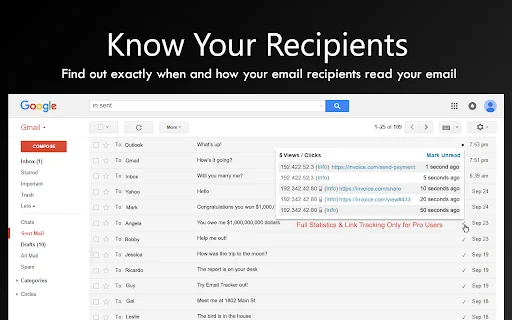 Email Tracker + Pixelblock: Lacak Email & Blokir Pelacak Gratis - Screenshot 2