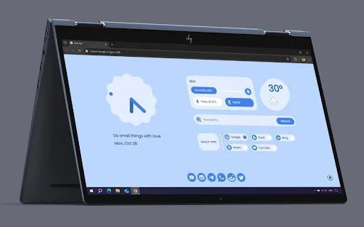 Material You NewTab: Ubah Tampilan Browser Jadi Estetik & Canggih - Screenshot 2